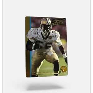 Pat Swilling Trading Card Gold and Black by action packed insert brail card mint